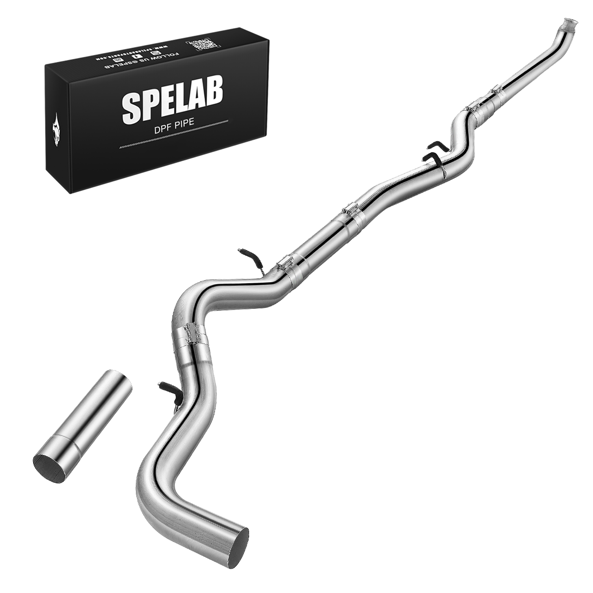 4"/5" 2007-2010 LMM  6.6L Duramax DPF Delete Race Pipe | SPELAB