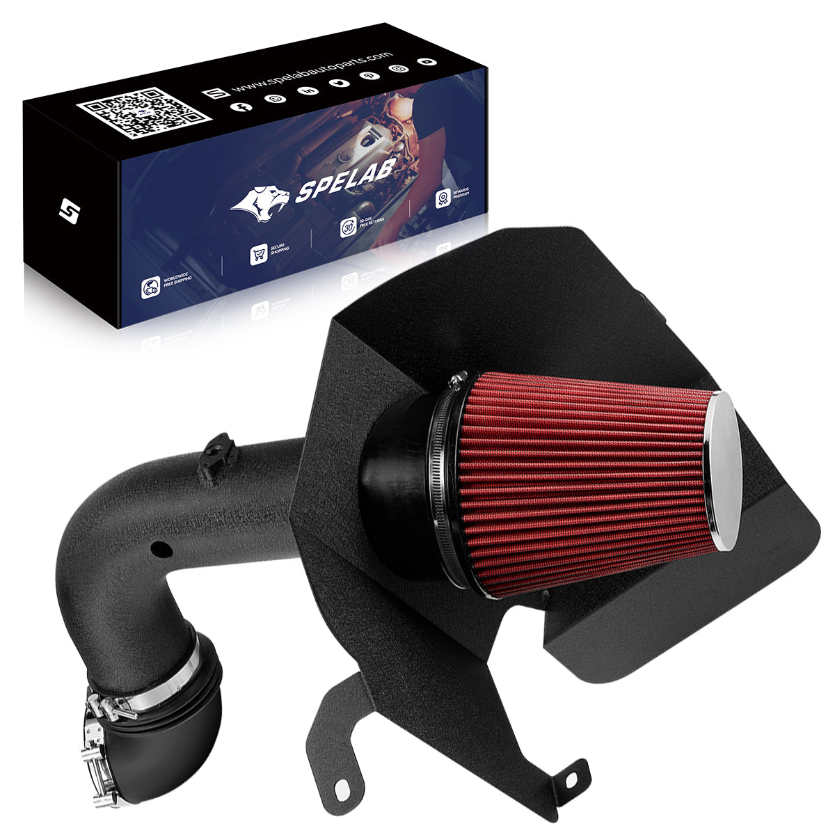 Cold Air Intake Kit For 2003-2007 5.9L Cummins L6 Dodge Ram 2500/3500｜SPELAB