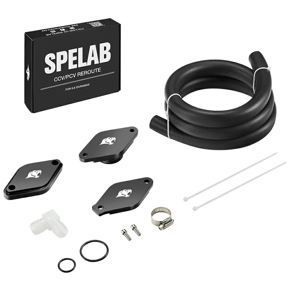 CCV PCV ReRoute Delete Kit 2011-2016 LML 6.6L Duramax | SPELAB