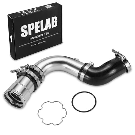 SPELAB 3.5" Cold Side Intercooler Pipe Kit For 2011-2019 6.7 Powerstroke Diesel Ford F250 F350 F450