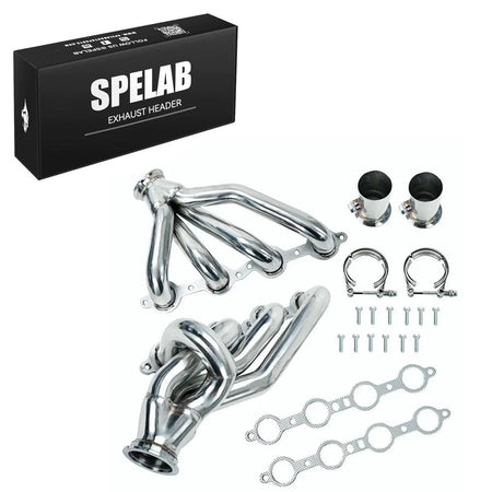 SPELAB Exhaust Header for Truck & SUV LS Swap S10 LS1 LS2 LS3 LS6