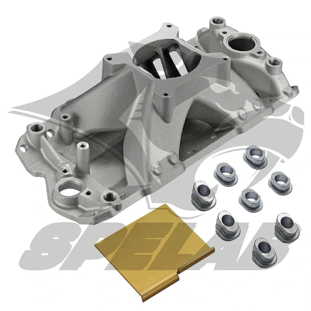 Small Block Chevy Single Plane High Rise Intake Manifold (Aluminum)| SPELAB