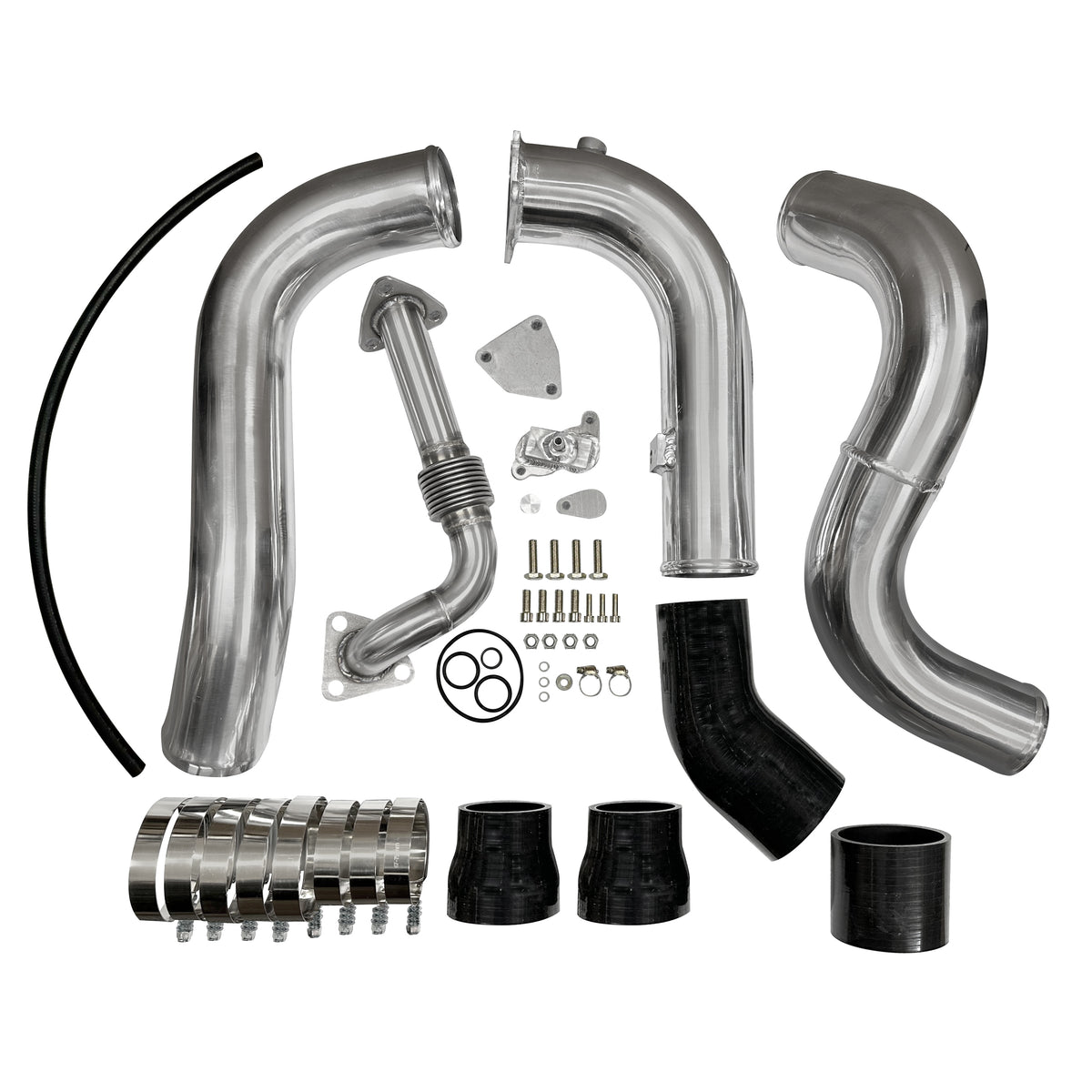 For 16-19 Nissan Titan 5.0L Cummins EGR Delete Kit+Hot Side Intercooler Piping Kit+UP-Pipe|SPELAB