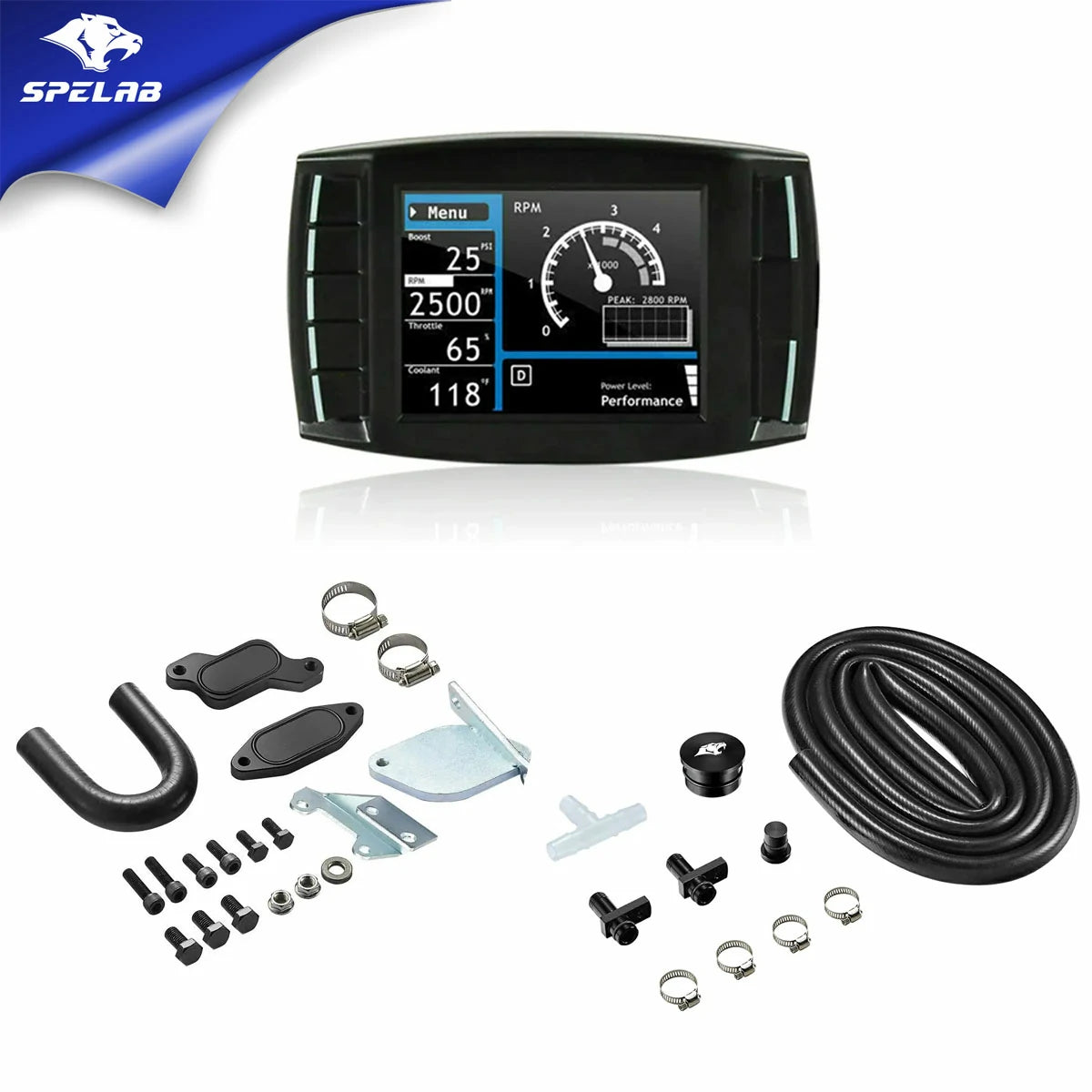 EGR/CCV Reroute/Tuner/ Delete 2007.5-2010 LMM 6.6L Duramax All-in-One Kit |SPELAB-5