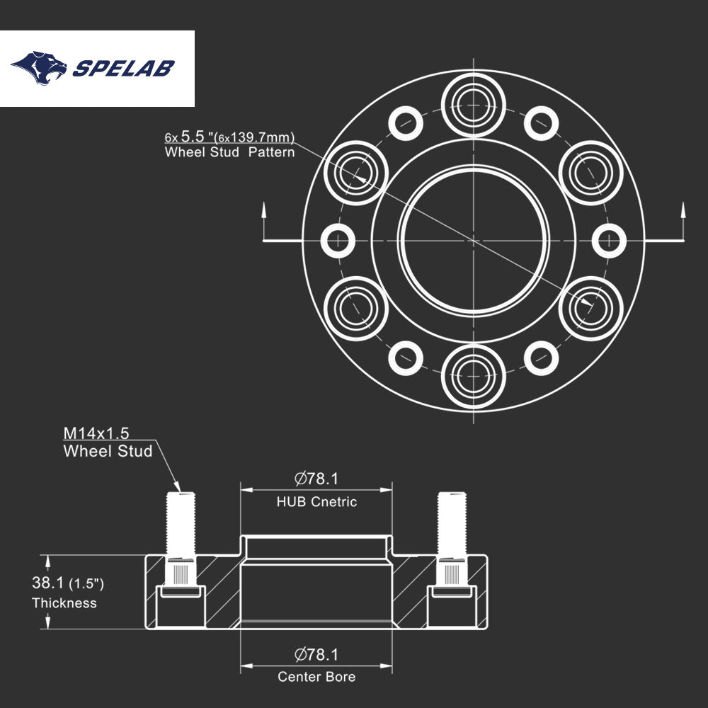 Wheel Spacers for 1992-2021 Chevy Chevrolet Silverado GMC 1500 4PCS