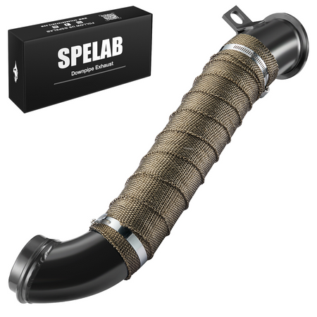 SPELAB 3'' Downpipe Exhaust For 2004.5-2010 LLY LBZ LMM 6.6L Duramax Diesel-2