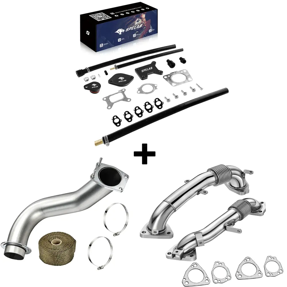 Exhaust Up-Pipe for 2017-2023 L5P 6.6L Duramax Sierra/Silverado 2500 3500 | SPELAB