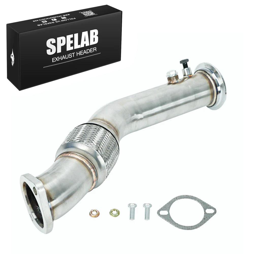 SPELAB Downpipe Exhaust For BMW E90 E91 E92 E60 E61 Diesel M57 Turbo