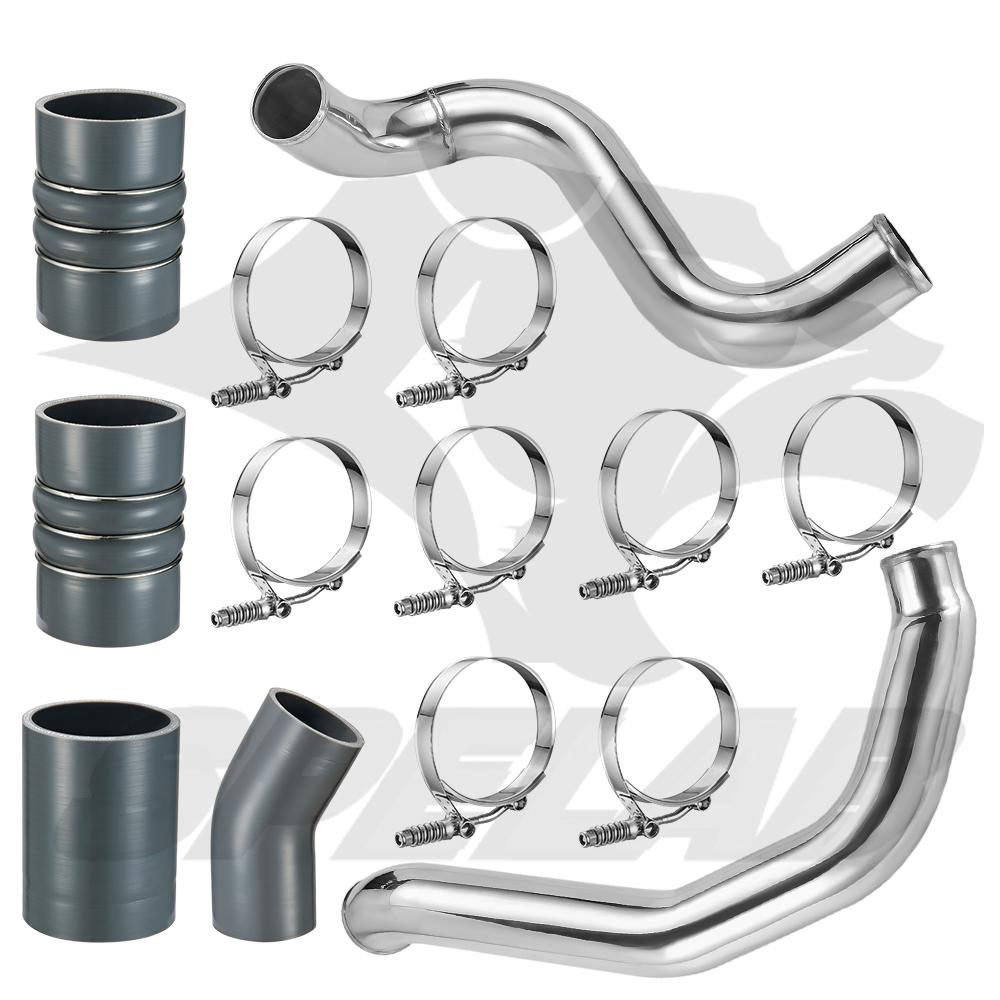 SPELAB Intercooler Pipe Kit For 2003-2007 6.0 Powerstroke Diesel Ford F250 F350 F450 F550