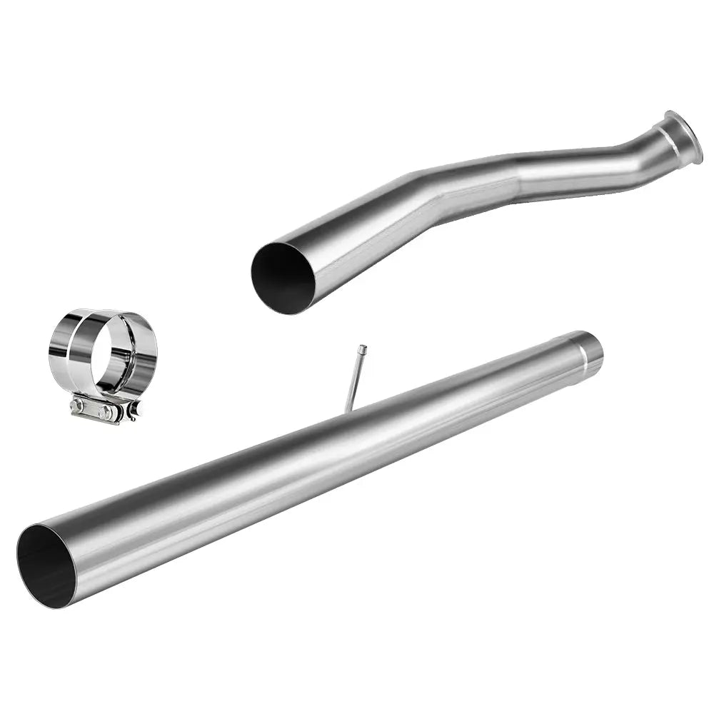 4" 2007.5-2012 6.7 Cummins DPF Delete Race Pipe | Dodge Ram 2500/3500 | SPELAB-1