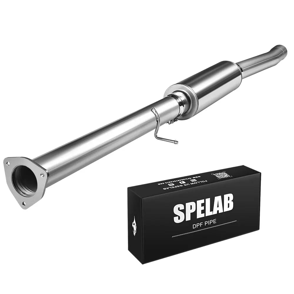 4'' 2013-2018 6.7 Cummins DPF Delete Race Pipe w/Muffler | SPELAB