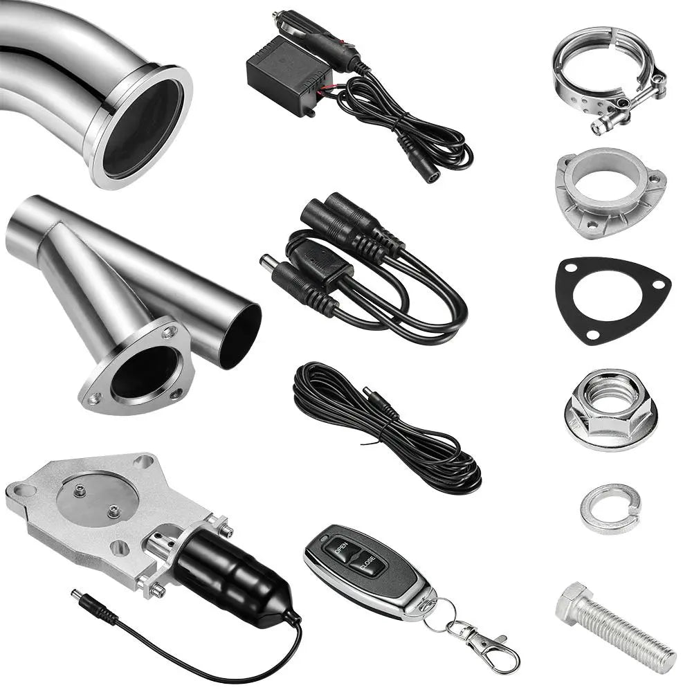 SPELAB 2.25 Inch Remote Dual Electric Exhaust Cutout