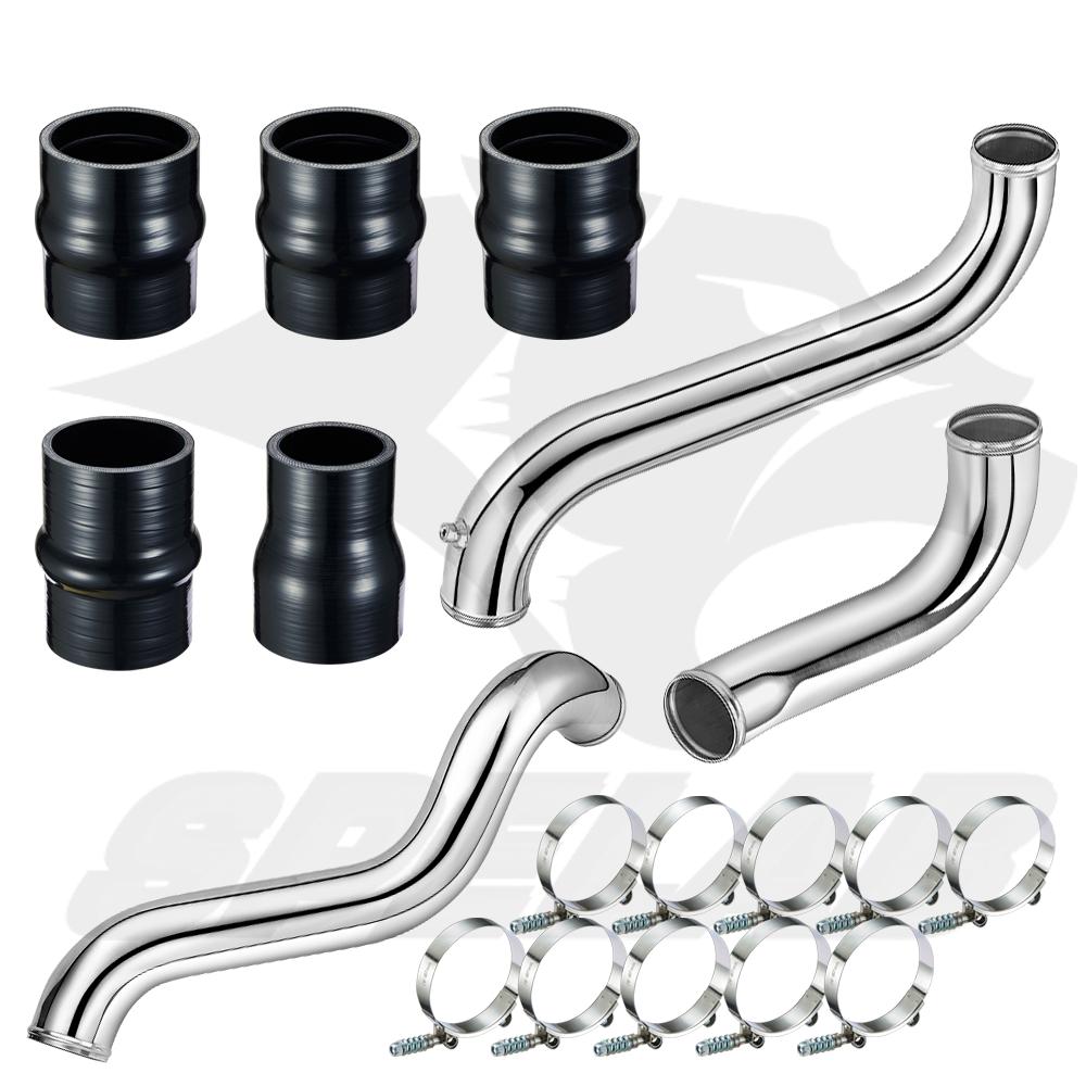 SPELAB Intercooler Pipe Kit Hot Cold Side For 2011-2016 GM GMC 6.6L LML Duramax Diesel