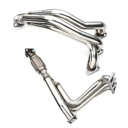 Exhaust Header for 1991-1999 Mitsubishi 3000GT Stealth DOHC V6 Maximizer Steel 3.0L Flashark