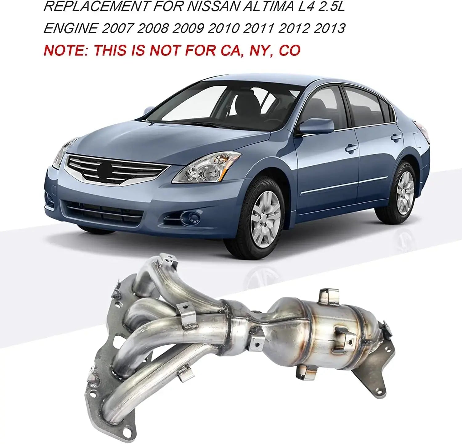 Exhaust Manifold for 2007-2012 Nissan Altima L4 2.5L Flashark