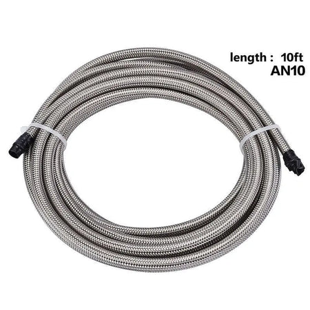 SPELAB 3.0 Meter AN10 Stainless Steel Braided PTFE Oil Hose Line Kit-SPELAB