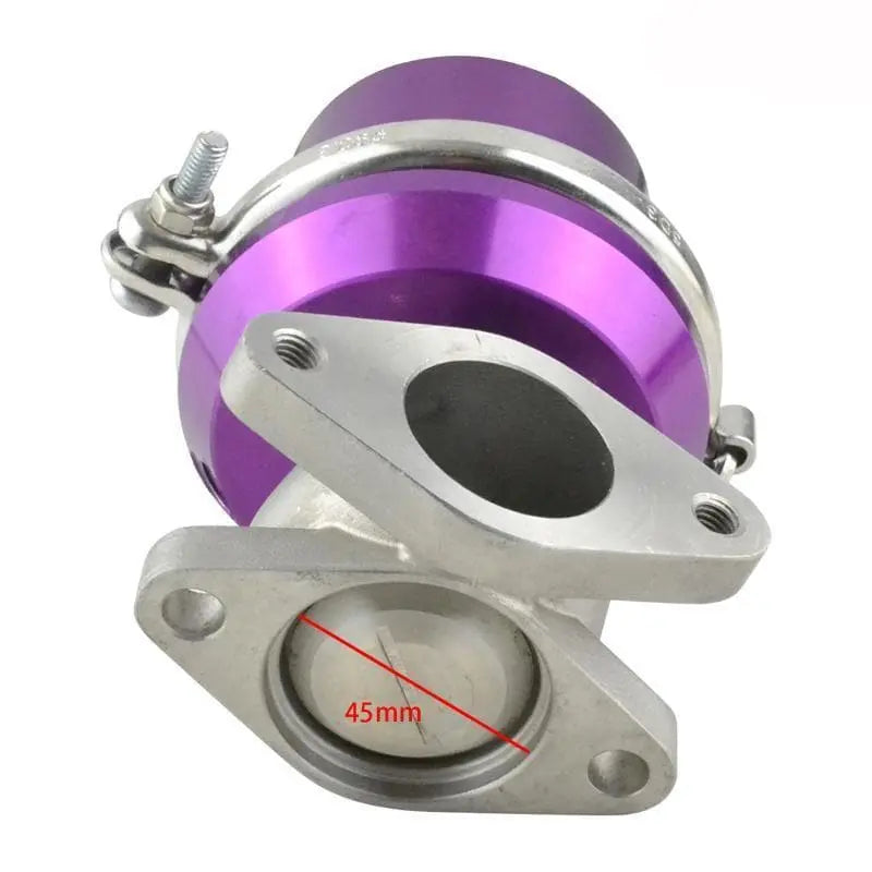 SPELAB 38mm 8 PSI External Turbo Exhaust Manifold Wastegate Blue / Purple-SPELAB