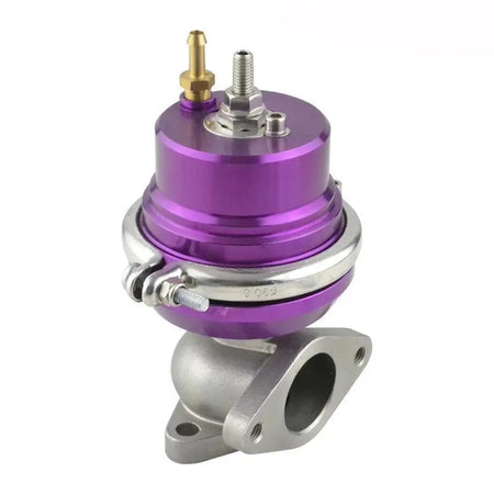 SPELAB 38mm 8 PSI External Turbo Exhaust Manifold Wastegate Blue / Purple-SPELAB