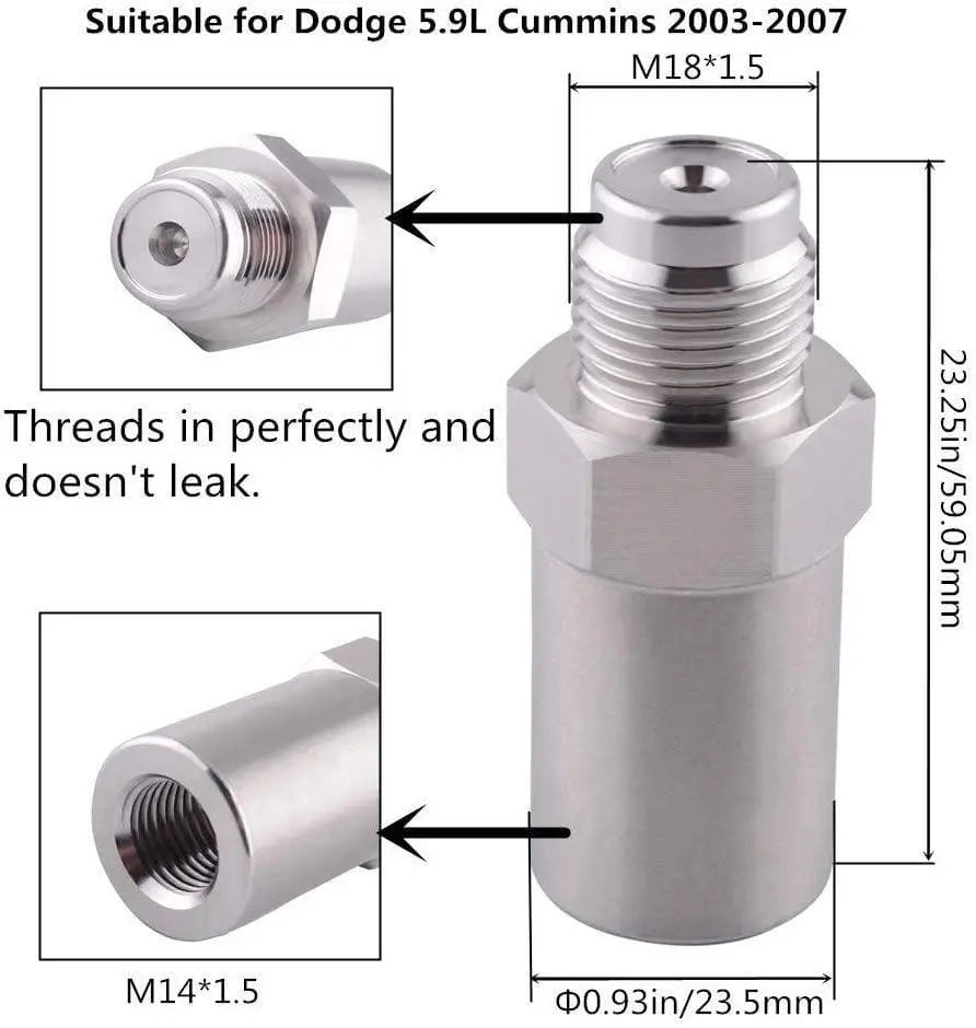 Diesel Race Fuel Rail Pressure Plug Valve For Dodge 5.9L Cummins 2003-2007 (213072800)|SPELAB-5