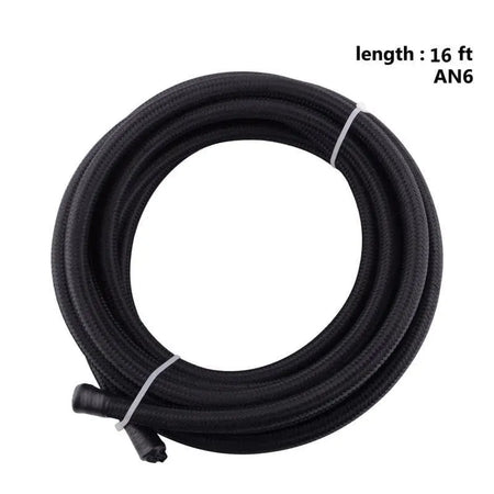 SPELAB PTFE E85 Fuel Line Kit 16Ft Black AN6-SPELAB