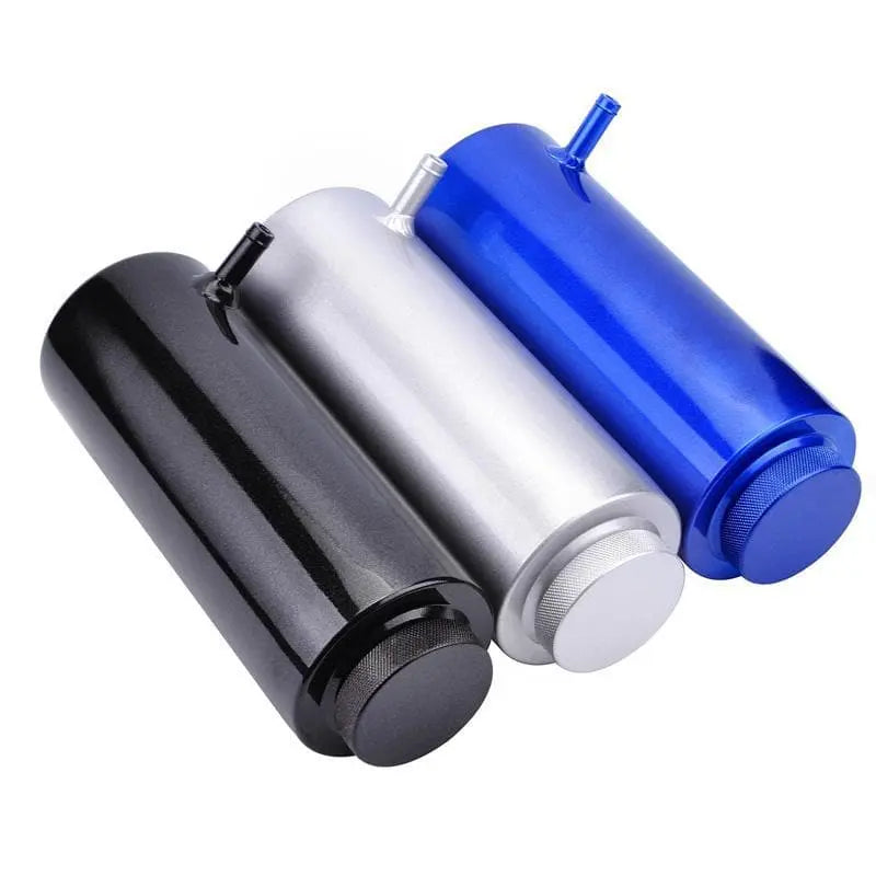 SPELAB Universal 800ML Aluminum Cylinder Radiator Overflow Reservoir Coolant Tank Can-SPELAB