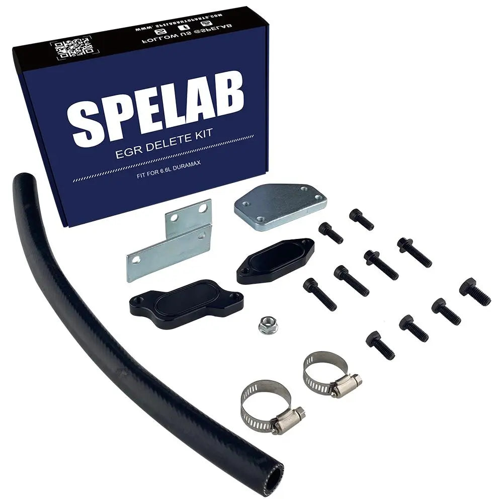 2004-2005 6.6L Duramax LLY EGR Delete Kit With High Flow Intake |SPELAB-2