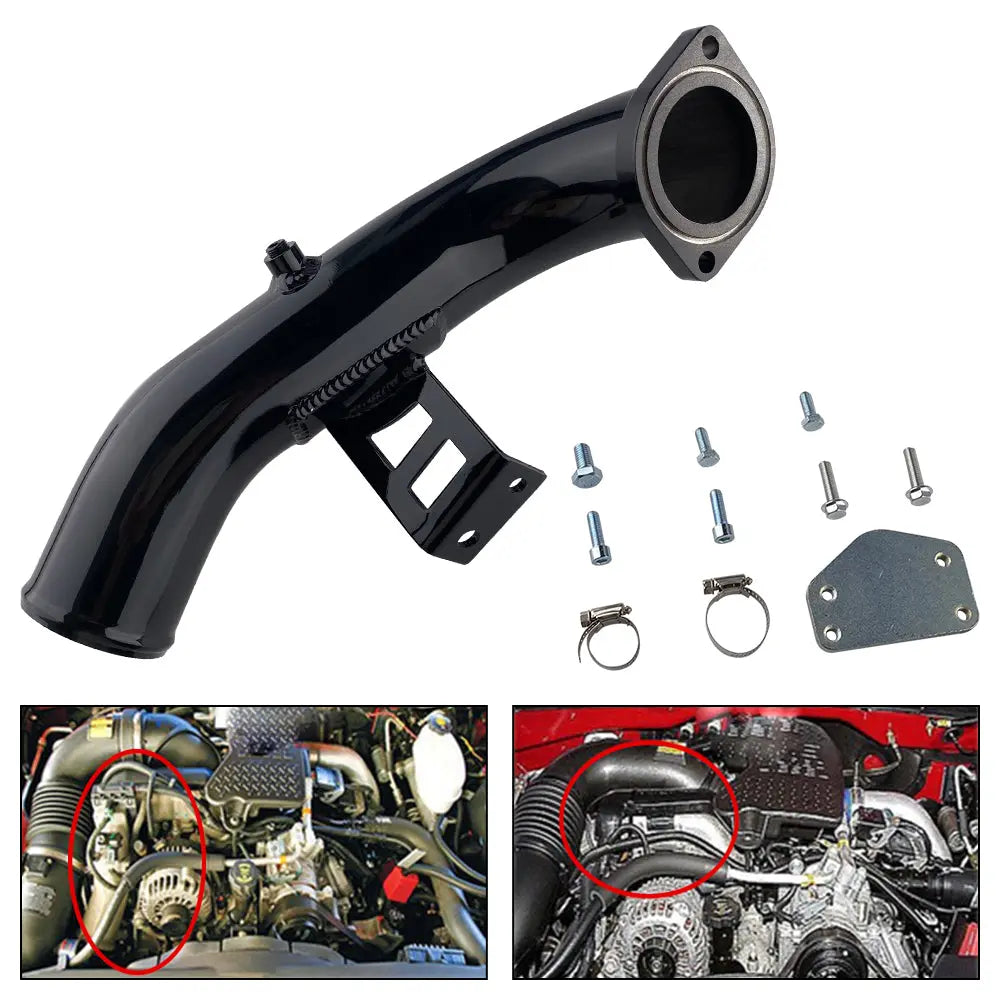 2004-2005 6.6L Duramax LLY EGR Delete Kit With High Flow Intake |SPELAB-7