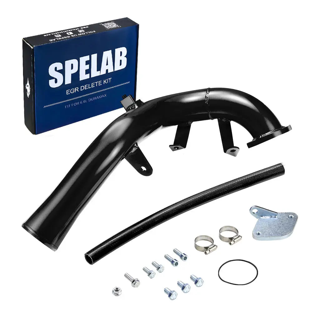 SPELAB 2006-2007 6.6L Duramax LBZ EGR Delete Kit with High Flow Intake Elbow-1