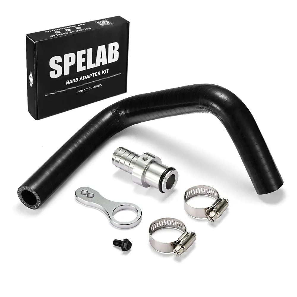 SPELAB 2009-2018 6.7L Cummins  Coolant Hose Barb Adapter Leaking Repair Kit-2