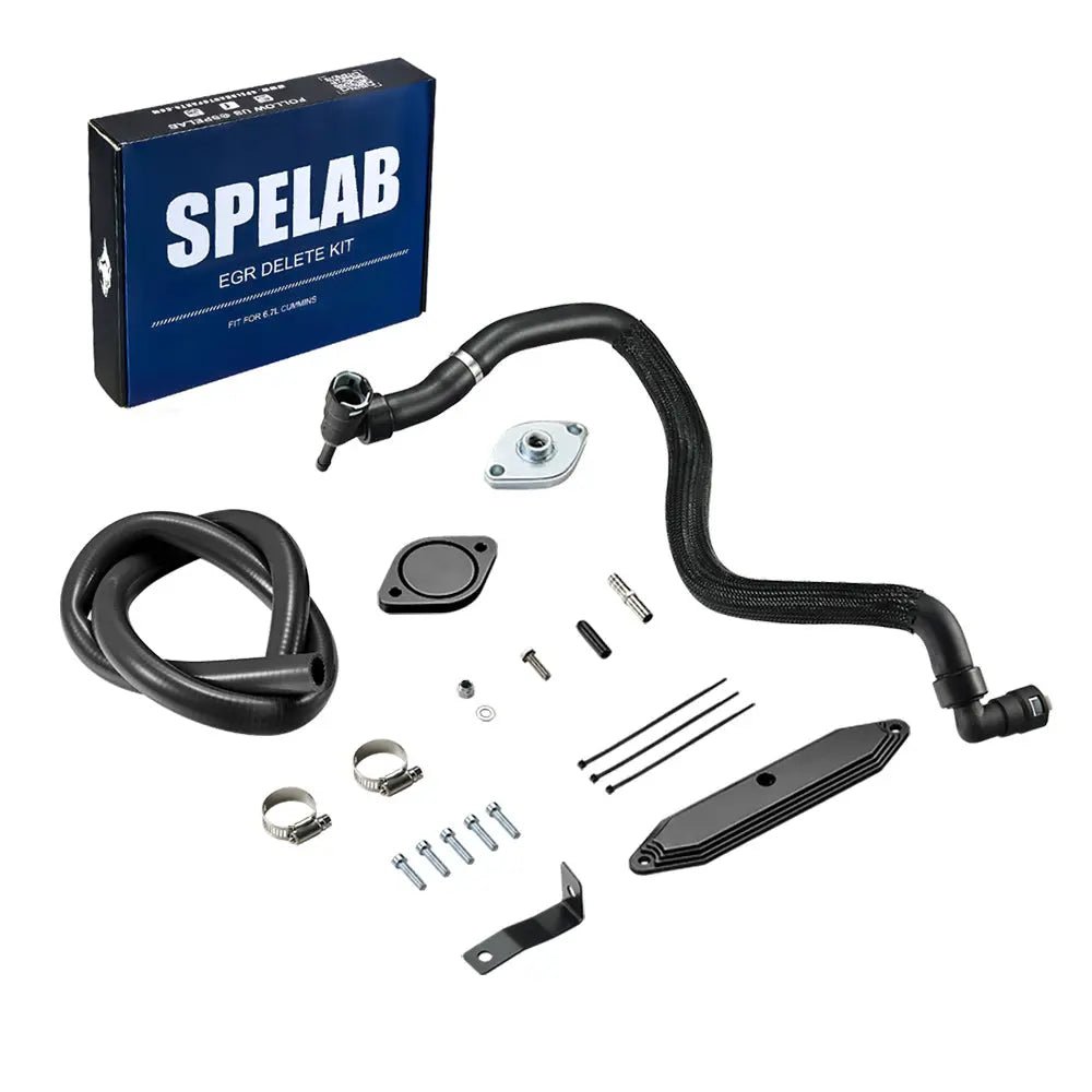 EGR Delete Kit For 2015-2016 6.7L Powerstroke Diesel Ford F250 F350 F450 F550 w/Coolant Bypass | SPELAB-4