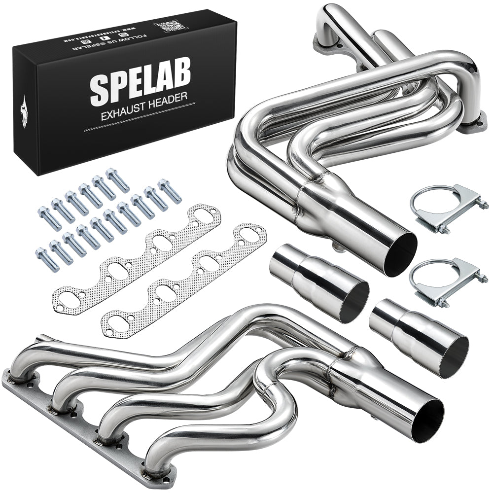 SPELAB Exhaust Header for 1987-1996 Ford F150 F250 Bronco 5.8L V8