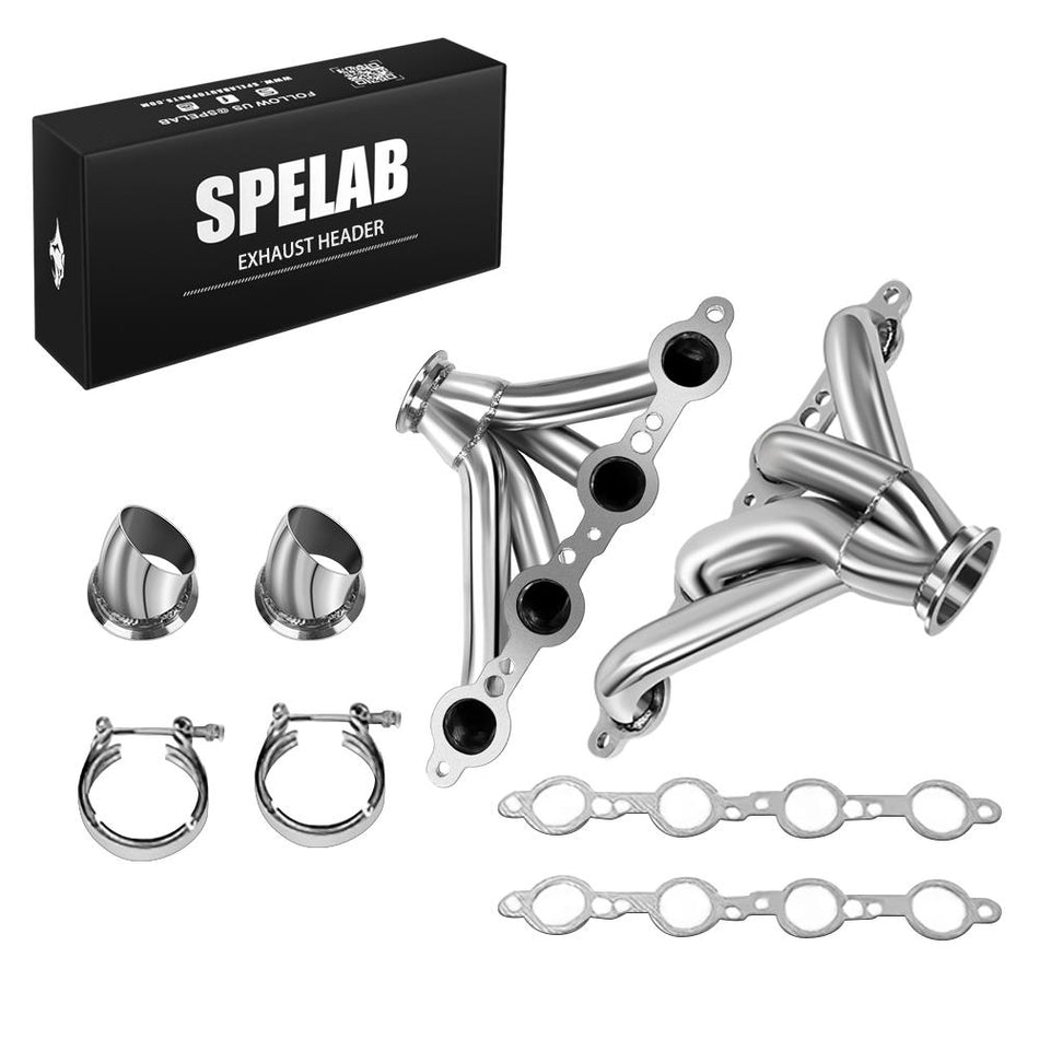 SPELAB Exhaust Header for 1923-1967 Chevrolet LS Universal Swap Conversion LS1 LS2 LS3 LS6