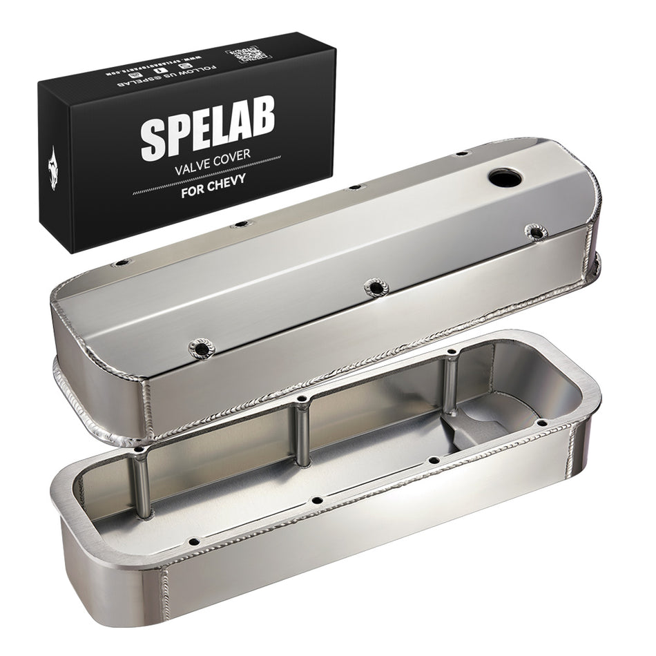 Valve Covers Aluminum For 1966-2000 Big Block BBC Chevy 396 402 427 454 | SPELAB