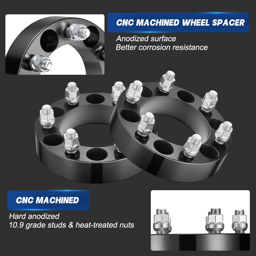 Wheel Spacers for 1988-2021 Chevrolet GMC Cadillac Silverado 1500/Avalanche/Suburban/Savana/Sierra 1500/Yukon/Escalade 4PCS